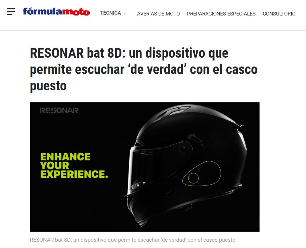 Resonar un dispositivo para escuchar con el casco